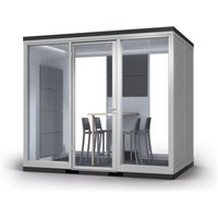 KLEUSBERG Mobiles Hallenbüro TRENDLINE CoWoCube®, BxLxH 3205 x 2199 x 2830 mm von KLEUSBERG