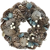 Deko Holz Kranz Weihnachten ø 26 x 7 cm mehrfarbig Kranz - Trendline Deko Holz Kranz Weihnachten ø 26 x 7 cm mehrfarbig Kranz - Trendline von TRENDLINE