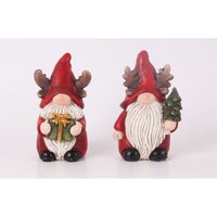 Dekofigur Zwerg Polyresin 15 cm rot weiß 2-fach sortiert Weihnachtscharaktere Dekofigur Zwerg Polyresin 15 cm rot weiß 2-fach sortiert Weihnachtscharaktere von TRENDLINE