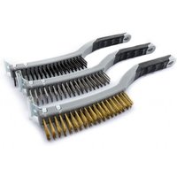 Trendline - Drahtbürsten-Set 3tlg Stahlbesen Stahlbürste Handbürste Messingbürste Trendline - Drahtbürsten-Set 3tlg Stahlbesen Stahlbürste Handbürste Messingbürste von TRENDLINE