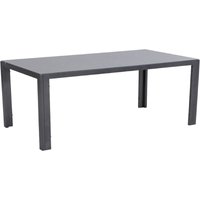 Trendline - Esstisch Pero 150 x 80 cm Anthrazit Lounge Sitzgruppe Tisch von TRENDLINE