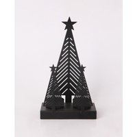 Kerzenhalter Tannenbaum mit Stern Metall 22 x 13 cm Kerzenteller & -tablett Kerzenhalter Tannenbaum mit Stern Metall 22 x 13 cm Kerzenteller & -tablett von TRENDLINE