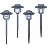 Led Solarleuchten-Set 4 Stück Solar-Bodenleuchten - Trendline von TRENDLINE