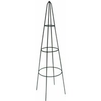 Trendline - Obelisk 150 cm Metall Rankgitter Rosenpyramide Rosenturm Rankturm von TRENDLINE