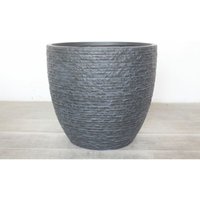 Pflanztopf Blumenkasten Blumentopf Schiefer Brickoptik anthrazit - Trendline von TRENDLINE