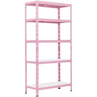 Schwerlastregal Stahl 180x90x40cm 5 Holzböden 600kg rosa Regal Mehrzweckregal Schwerlastregal Stahl 180x90x40cm 5 Holzböden 600kg rosa Regal Mehrzweckregal von TRENDLINE