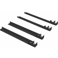 Tischfuss-Set schwarz 4 Stück Möbelzubehör - Trendline von TRENDLINE
