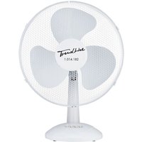 Trendline - Tischventilator 40 cm weiss 45 Watt 3 Stufen Ventilator Windmaschine von TRENDLINE