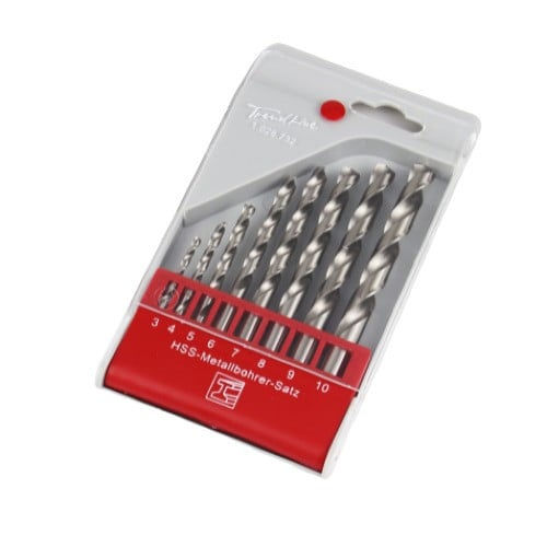 TrendLine Bohrer-Set für Metall 8-teilig Rundschaft von TRENDLINE