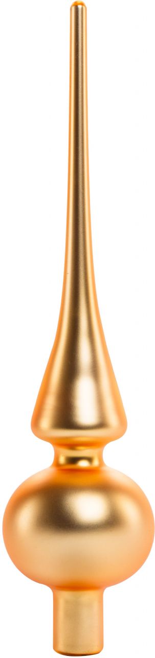 TrendLine Christbaumspitze aus Glas 26 cm gold matt TrendLine Christbaumspitze aus Glas 26 cm gold matt von TRENDLINE