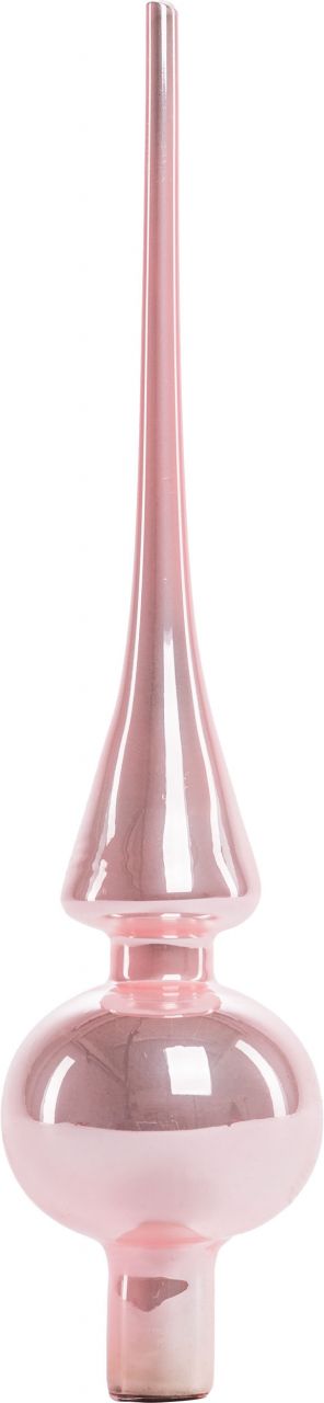 TrendLine Christbaumspitze aus Glas 26 cm puderrosa glänzend TrendLine Christbaumspitze aus Glas 26 cm puderrosa glänzend von TRENDLINE