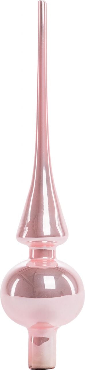 TrendLine Christbaumspitze aus Glas 26 cm puderrosa glänzend TrendLine Christbaumspitze aus Glas 26 cm puderrosa glänzend von TRENDLINE
