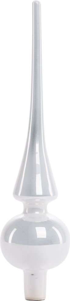 TrendLine Christbaumspitze aus Glas 26 cm weiß glänzend TrendLine Christbaumspitze aus Glas 26 cm weiß glänzend von TRENDLINE