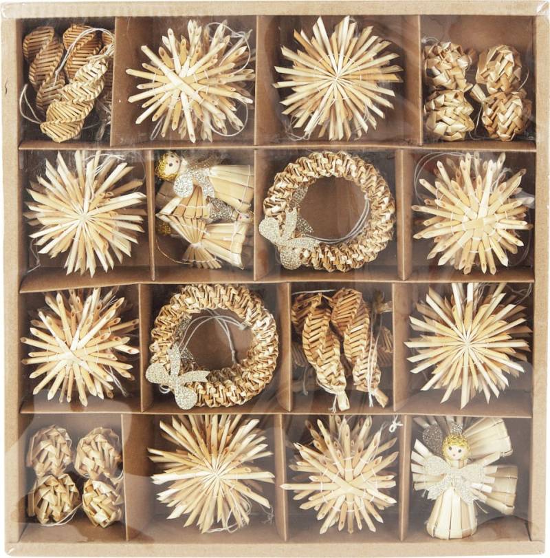 TrendLine Deko Box aus Stroh 27 x 27 x 4 cm TrendLine Deko Box aus Stroh 27 x 27 x 4 cm von TRENDLINE