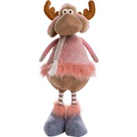 TrendLine Deko Elch 44 cm rosa beige Jahreszeitliche Dekoration TrendLine Deko Elch 44 cm rosa beige Jahreszeitliche Dekoration von TRENDLINE