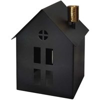 TrendLine Deko Kerzenhalter Haus Metall 14 x 13,5 x 17,5 cm schwarz gold Deko Windlicht TrendLine Deko Kerzenhalter Haus Metall 14 x 13,5 x 17,5 cm schwarz gold Deko Windlicht von TRENDLINE
