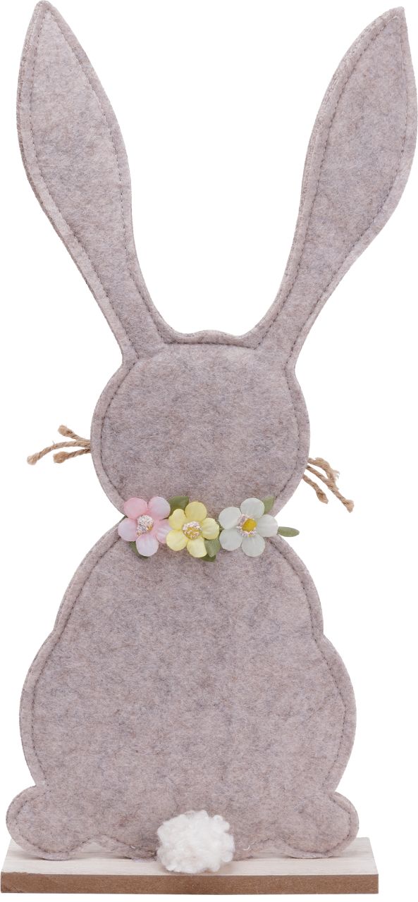 TrendLine Dekofigur Osterhase 45 cm braungrau von TRENDLINE