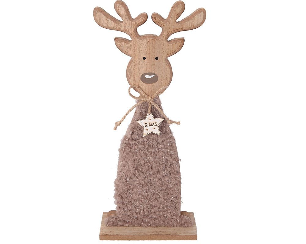 TrendLine Dekofigur Holz Rentier 31 x 13 cm braun TrendLine Dekofigur Holz Rentier 31 x 13 cm braun von TRENDLINE