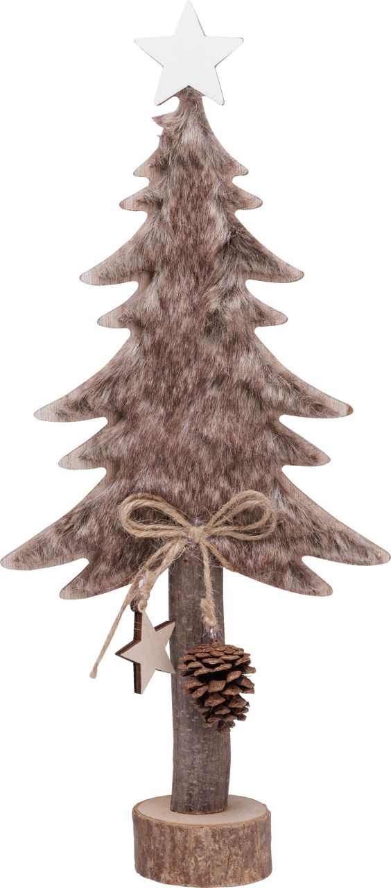 TrendLine Dekofigur Holz Tannenbaum 36 x 16 cm braun TrendLine Dekofigur Holz Tannenbaum 36 x 16 cm braun von TRENDLINE