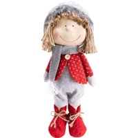 TrendLine Dekofigur Kind 19x18x56cm rot/grau Weihnachten Xmas Winter TrendLine Dekofigur Kind 19x18x56cm rot/grau Weihnachten Xmas Winter von TRENDLINE