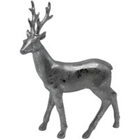 TrendLine Dekofigur Rentier silber 21,5x8,8x30,2 cm Weihnachten Xmas Winter TrendLine Dekofigur Rentier silber 21,5x8,8x30,2 cm Weihnachten Xmas Winter von TRENDLINE