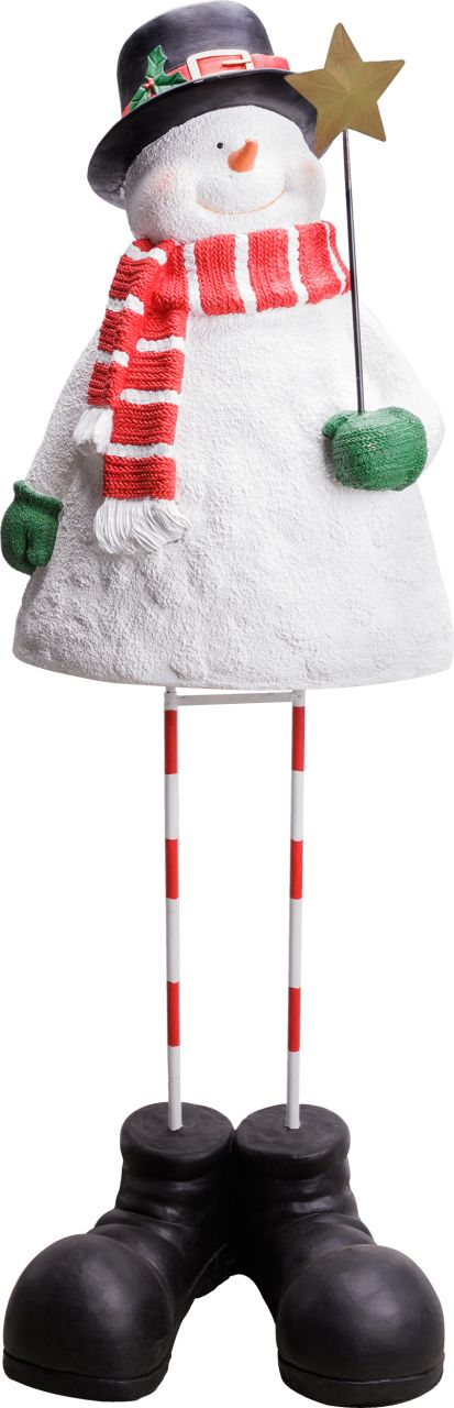 TrendLine Dekofigur Schneemann 120 x 42,5 cm weiß-rot TrendLine Dekofigur Schneemann 120 x 42,5 cm weiß-rot von TRENDLINE