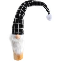 TrendLine Dekofigur Zwerg schwarz weiß, 11x11x82 cm Weihnachten Xmas Flair TrendLine Dekofigur Zwerg schwarz weiß, 11x11x82 cm Weihnachten Xmas Flair von TRENDLINE