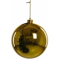 TrendLine Dekokugel Ø 14 cm Gold Weihnachtskugel Christbaumkugel von TRENDLINE