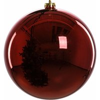 TrendLine Dekokugel Ø 20 cm Rot Weihnachtskugel Christbaumkugel von TRENDLINE