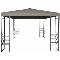 TrendLine Ersatzdach zu Pavillon Rio Polyester 3 x 3 m taupe Sonnenschutz von TRENDLINE