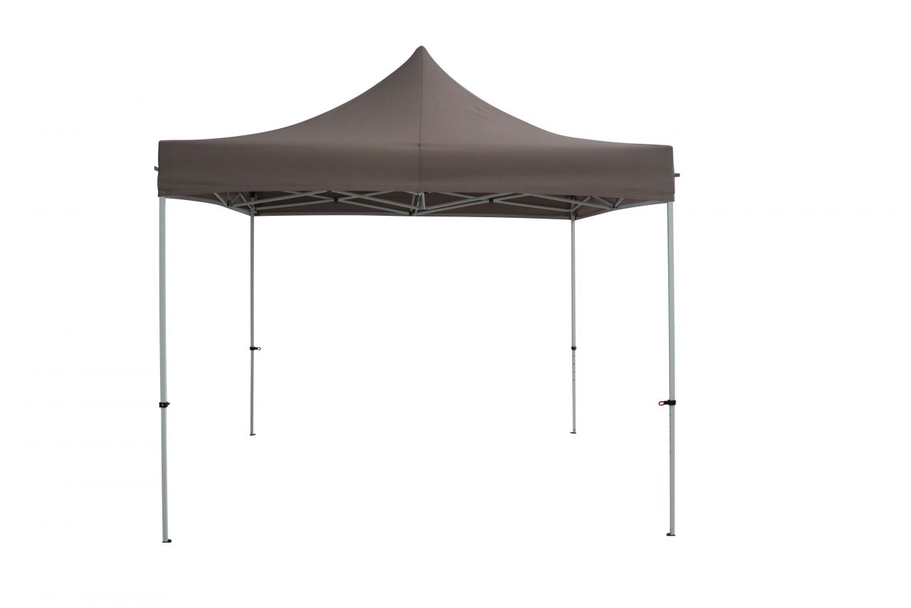 TrendLine Faltpavillon taupe, 295 x 295 cm von TRENDLINE