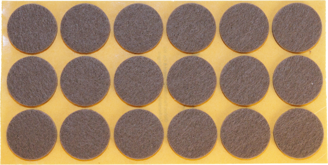 TrendLine Filzgleiter Ø 28 x 2 mm braun 18-Stück TrendLine Filzgleiter Ø 28 x 2 mm braun 18-Stück von TRENDLINE