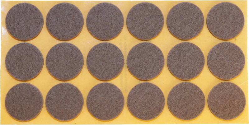 TrendLine Filzgleiter Ø 28 x 2 mm braun 18-Stück TrendLine Filzgleiter Ø 28 x 2 mm braun 18-Stück von TRENDLINE