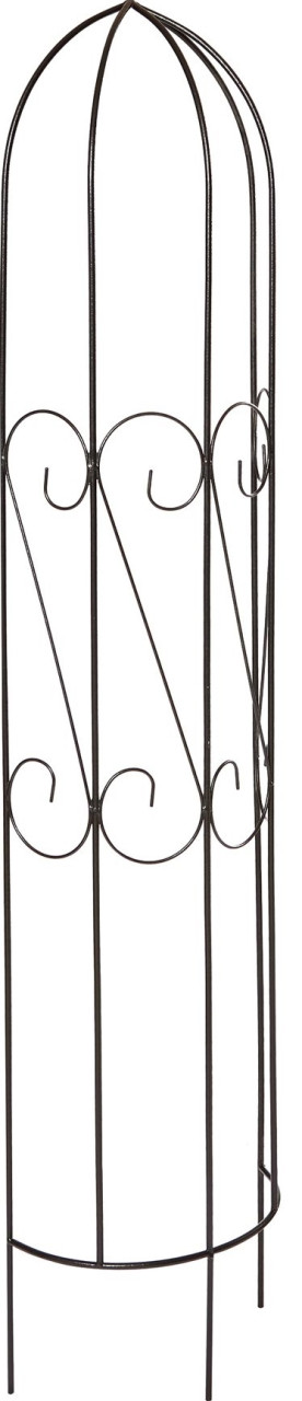 TrendLine Halbrundspalier Metall schwarz 150 cm von TRENDLINE