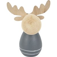 TrendLine Holzrentier 9,3 x 8 x 11,5 cm grau Figur TrendLine Holzrentier 9,3 x 8 x 11,5 cm grau Figur von TRENDLINE