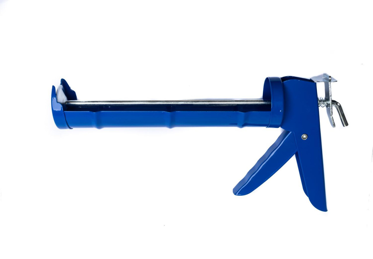 TrendLine Kartuschenpresse Stahl 310 ml blau mit Schnellspannhebel von TRENDLINE
