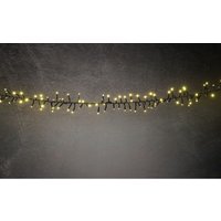 TrendLine LED-Lichterkette Cluster Außen 4,5 m warmweiß-schwarz mit Timer, Dimmer Lichterketten von TRENDLINE