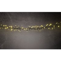 TrendLine LED-Lichterkette Cluster Außen 6 m warmweiß-schwarz mit Timer, Dimmer Lichterketten von TRENDLINE