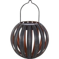 TrendLine LED Solarleuchte Kugel anthrazit kupfer Ø 18 cm mit Erdspieß Außen-Dekolampen TrendLine LED Solarleuchte Kugel anthrazit kupfer Ø 18 cm mit Erdspieß Außen-Dekolampen von TRENDLINE