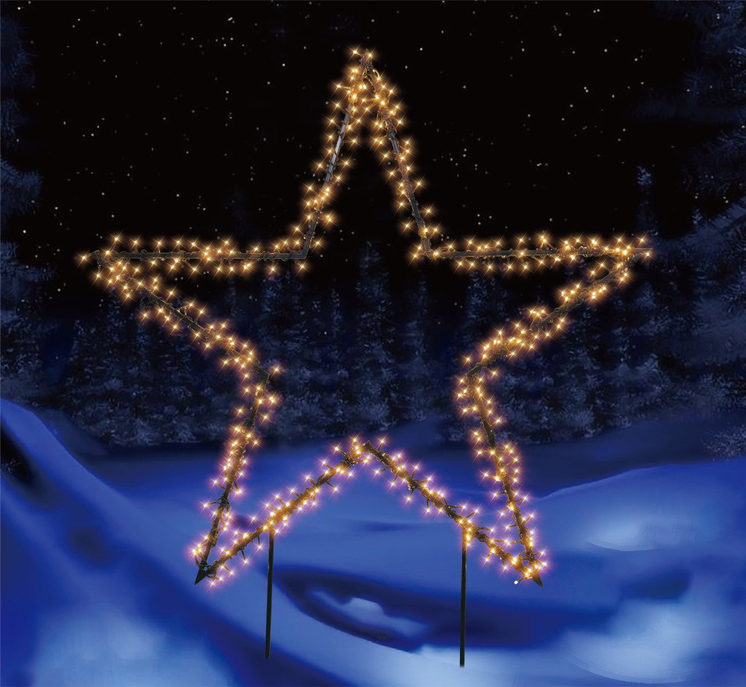 TrendLine LED Stecker Stern 130 x 120 cm warmweiß von TRENDLINE