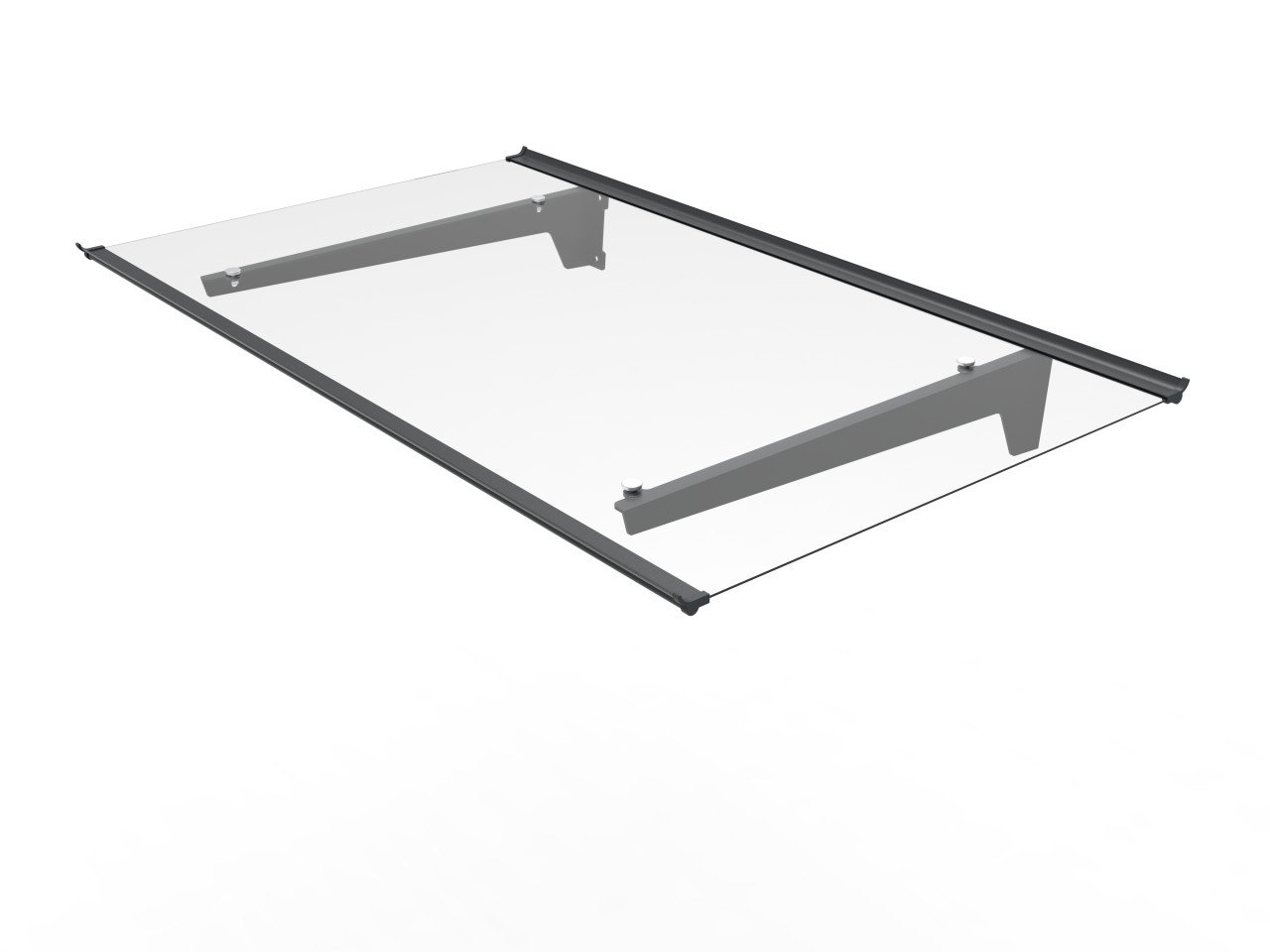 TrendLine Vordach Nizza Aluminum schwarz 140 x 90 cm TrendLine Vordach Nizza Aluminum schwarz 140 x 90 cm von TRENDLINE