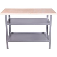 Trendline - Werkbank 120x60x85cm 2 Ablageböden Werktisch Werkstatt Arbeitstisch Trendline - Werkbank 120x60x85cm 2 Ablageböden Werktisch Werkstatt Arbeitstisch von TRENDLINE