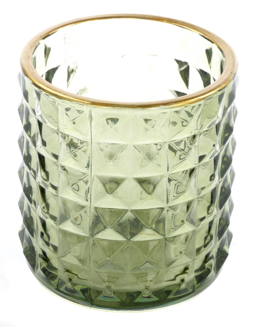 TrendLine Windlicht Glas 8,5 cm grün von TRENDLINE