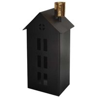 TrendLine Windlicht Metall Haus 22 x 10 cm schwarz gold Deko Windlicht TrendLine Windlicht Metall Haus 22 x 10 cm schwarz gold Deko Windlicht von TRENDLINE