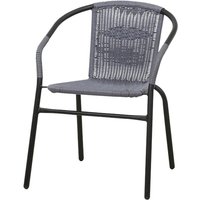 Bistrostuhl Venezia mit Kunststoffgeflecht Gartenstuhl Stapelstuhl - Trendline von TRENDLINE