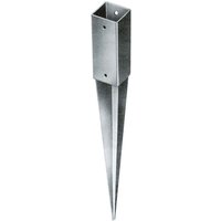 Trendline - Einschlagbodenhülse 750x71x71 mm verzinkt Einschlaghülse Pfostenträger von TRENDLINE