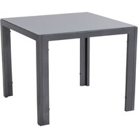 Trendline - Esstisch Pero 80 x 80 cm Gartentisch Aluminium Balkontisch Tisch von TRENDLINE