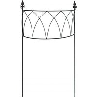 Trendline - Halbrankgitter aus Metall ca. 100 cm Höhe Gitter Pflanzen Garten von TRENDLINE