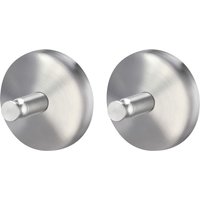 Trendline - Handtuchhaken Simple Round 2er-Set Handtuchhalter mit Befestigungskit von TRENDLINE