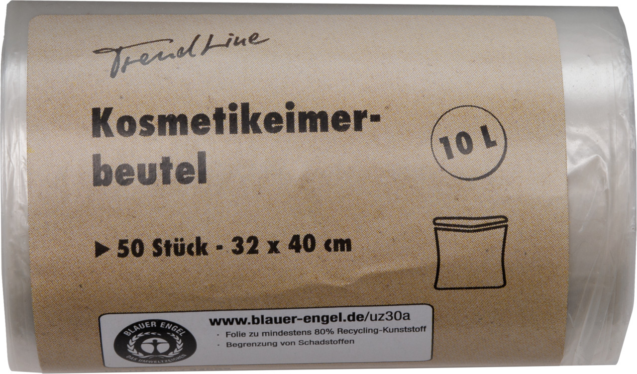 Trendline Kosmetikeimerbeutel 10 L, transparent, 50 Stück Trendline Kosmetikeimerbeutel 10 L, transparent, 50 Stück von TRENDLINE